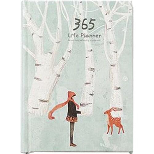 B2EF 365 Days Personal Diary Planner Hardcover Notebook Diary 2019 Office Weekly Schedule