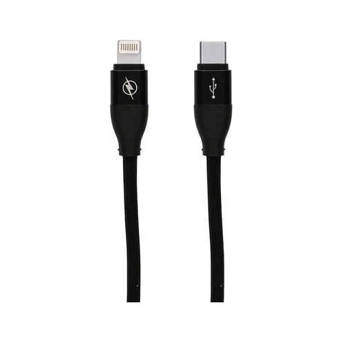 Data / Charger Cable with USB Contact LIGHTING Type C Black (1,5 m)