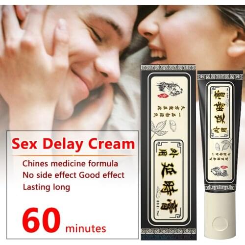 Chinese Medicine Formula Sex Delay Cream Extend Sex Time Lasting Long Spray Penis Grow Stronger Longer Thicker Erection Gel +18