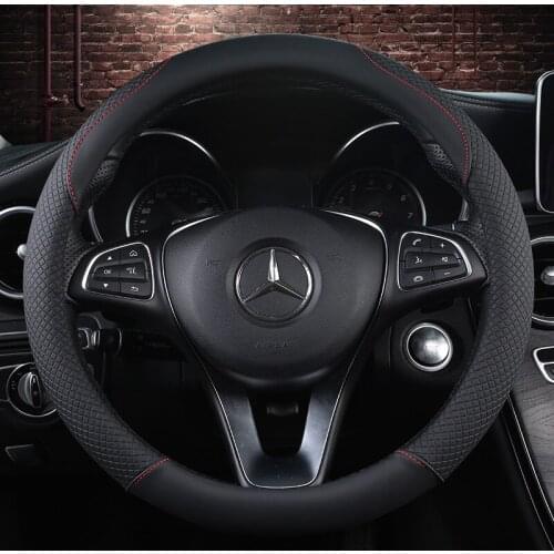 Steering Wheel Super Fiber Leather Car Handle Cover