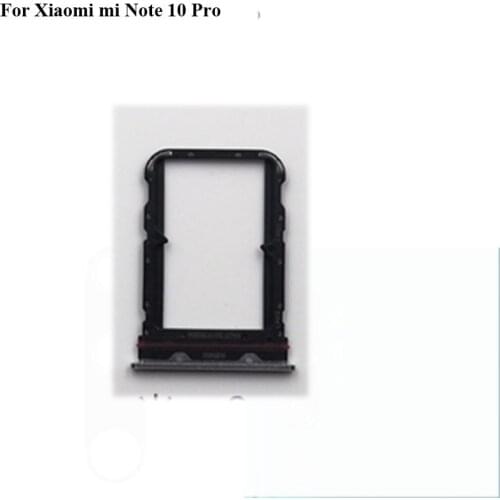 2PCS 100% New SIM Card Tray For Xiaomi mi Note 10 pro SD Card Tray SIM Card Holder SIM Card Drawer Xiao mi Note 10pro