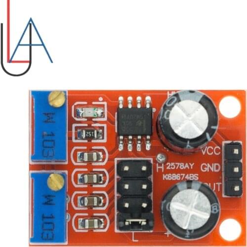 NE555 pulse frequency, duty cycle adjustable module,square/rectangular wave signal generator,stepping motor driver