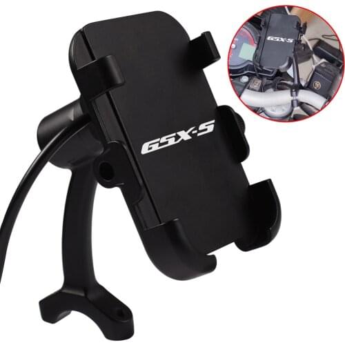 Motorcycle Phone Mount Unbreakable Handlebar Holder Fit Smartphone For SUZUKI GSX-S750 GSXS 750 1000 GSXS750 GSX-S1000 GSXS1000