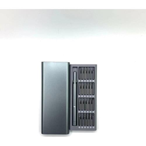 Daily Use Kit 24 Precision Magnetic Bits Aluminum Box Diy Screw Driver Smart Home Set