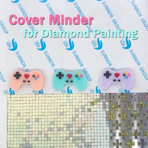 Diamond Painting Cover Minders Game Controller Design with magnet DIY Painting with Diamonds Accessories Tools