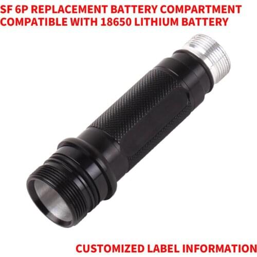 Replace surefire 6p, G2 lamp body flashlight lantern фонари compatible with 18650 battery