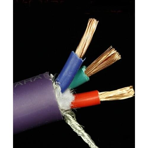 TARA LABS SA-OF8N Silver Shield OFC Audio Power Cable for DIY HiFi Amplifier CD Player