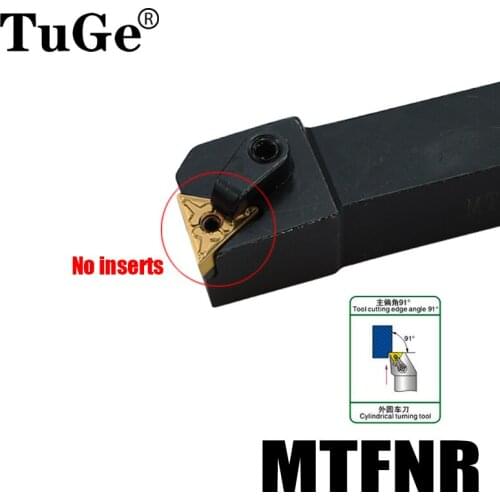 MTFNR1616H16 MTFNR2020K16 MTFNR2525M16 External Lathe Turning Tool Holder Cutting Angle 91° Cutter Holder without TNMG Insert
