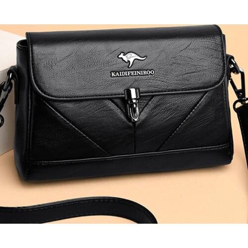 High Quality Soft Leather Shoulder Crossbody Bags for Women 2021 New Luxury Handbag Women Bags Designer Messenger Bag Sac A Main