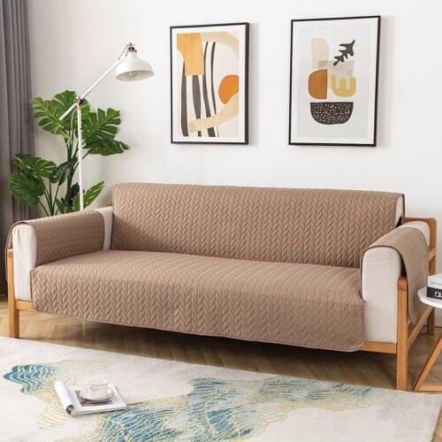 High quality 100% waterproof furniture protective cover polyester ultrasonic quilted sofa cover