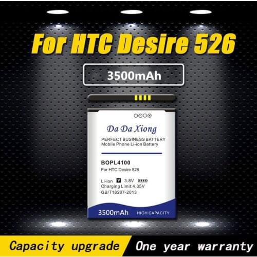 High quality 3500mAh BOPL4100 BOPM3100 Battery for HTC Desire 526 526G 526G+ Dual SIM D526h Phone battery