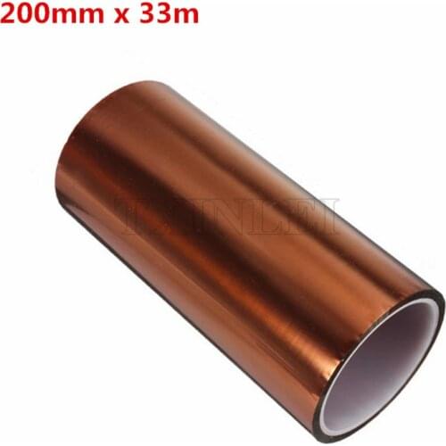 High Temperature Resistant Polyimide Tape Film 200mm x 100ft