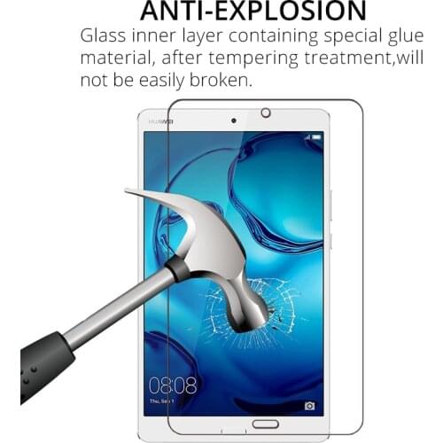 Premium Tempered Glass Screen Protector for Huawei MediaPad M5 Lite 10 M3 8.0 M6 10.8 M6 8.4 2019 T5 10 T3 9.6 Tablet Glass