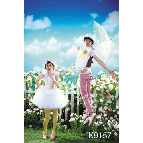 10*20ft Hand Painted Muslin Photo Backdrops,Studio wedding backdrop K9157 ,fondos fotografia, Photography Background