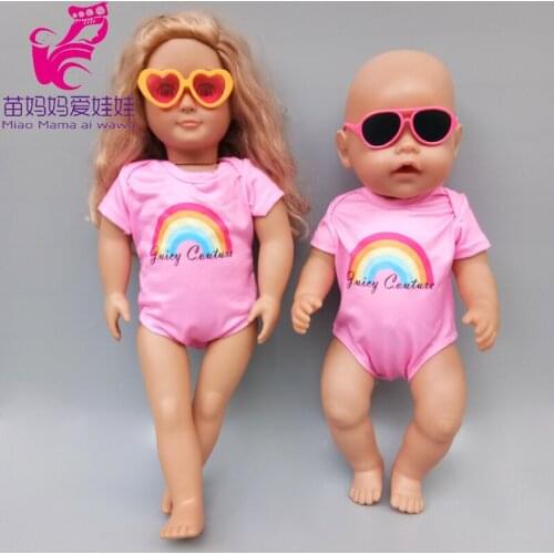 18-inch summer swimsuit suit suitable for 43cm baby doll one-piece suit doll accessories