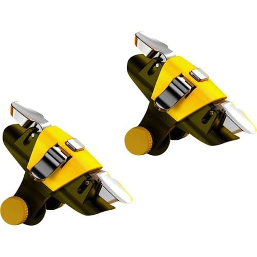 2pcs Mobile Phone Gaming Trigger Gamepad PUBG Button Handle For L1R1 Shooter Controller Keypads Grip For IPhone Android Phone