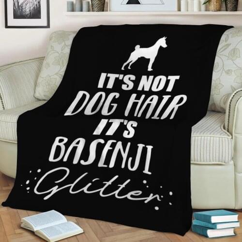Basenji Flannel Throw Blanket 3D Printed Keep Warm Sofa Child Blanket Home Decor Textiles Dream Family Gift
