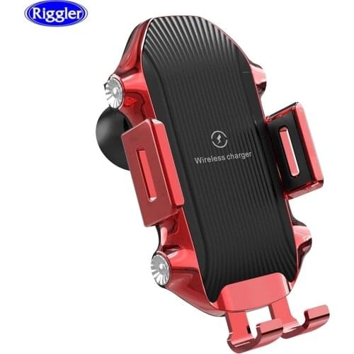 Touch Sensor Wireless Car Charger Qi Fast Charge Car Mount for Huawei P30Pro Mate20PRo iphone XR XS