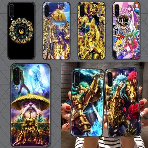 Anime Saint Seiya Phone case For Samsung Galaxy A 3 5 7 8 10 20 21 30 40 50 51 70 71 E S 2016 2018 4G black soft prime luxury