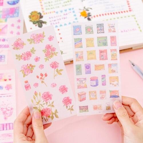 20pack/lot Small fresh Flowers series Decorative Sticker for Diary Album Label DIY Scrapbooking Stickers Stationery
