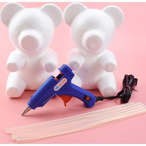 100pcs teddy bear of roses PE wedding decorative flowers wreaths christmas decorations for home DIY gift Artificial flowers