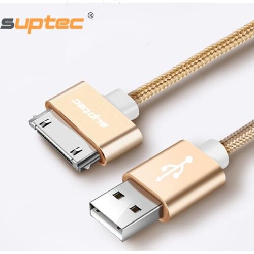 SUPTEC USB Cable for iPhone 4 s 4s 3GS iPad 2 3 iPod Nano touch Fast Charging 30 Pin Original Charge Adapter Charger Data Cable