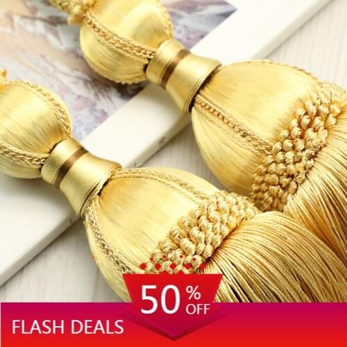 Curtain Bandage European-Style Curtain Rope Strap Tassel Hanging Ball Hook Curtain Tieback Strap Ribbon Ribbon Accessories