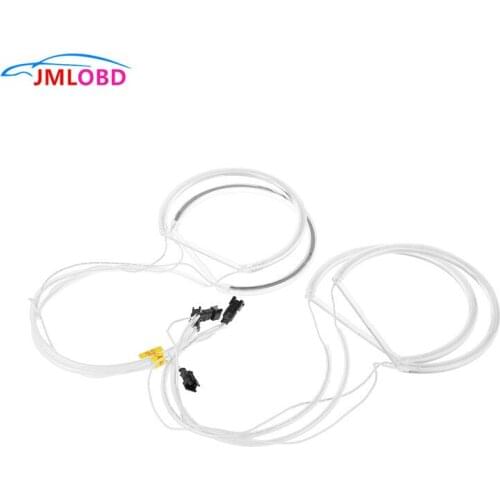 Hot CCFL Car Angel Eyes Light 4PCS (131*2+146*2) Headlight Tube White Halo Cotton Light for BMW E36 3 E38 7 E39 5 E46