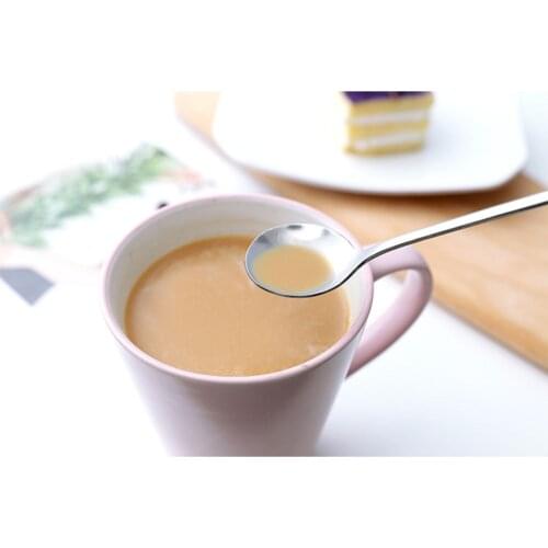 Spoon Long Handle Stainless Steel Teaspoons Creative For Ice Cream Coffee Soup Tea Cocktail SDF-SHIP