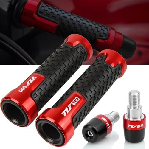 Motorcycle CNC Aluminum Accessories 7/8'' 22MM Handlebar Grips Handle Bar Cap End Plugs For YAMAHA YZF600 YZF R6 R6S 600 YZF-R6