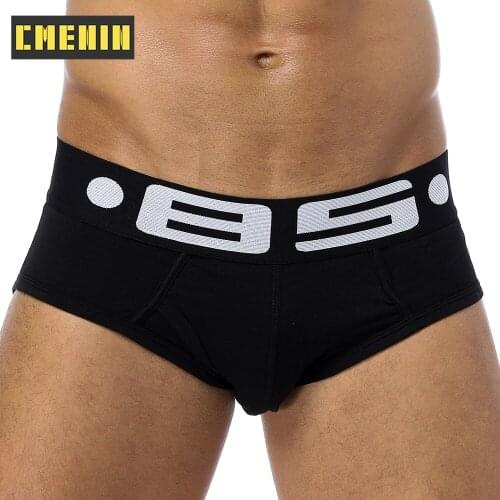CMENIN BS Breathable Cotton Sexy Underwear Men Jockstrap Briefs Brand Men Underpants Male Panties Print Mens Innerwear BS102