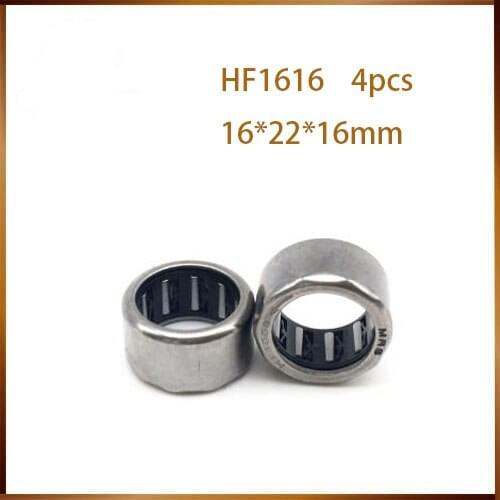 4pcs HF1616 One Way Needle Bearing 16 x 22 x 16mm Free shipping High Quality