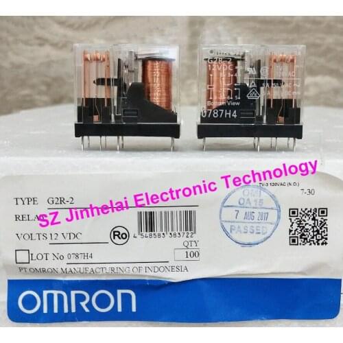 OMRON G2R-2 24VDC 12VDC 5VDC Authentic original Relay DC24V DC12V DC5V