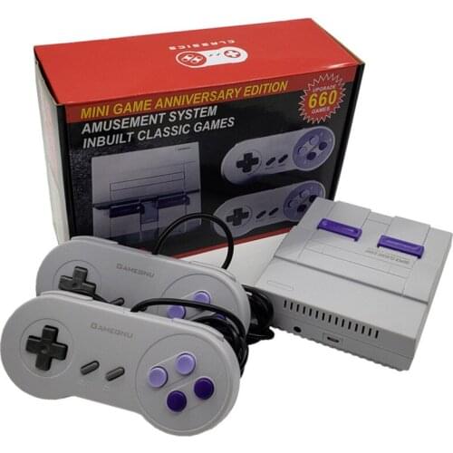 Retro Super Classic Game Mini TV 8 Bit Family TV Video Game Console Built-in 660 Games Handheld Gaming Player Boy Birthday Gift