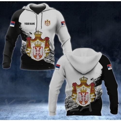 SERBIA SOUTH AFRICA AUSTRIA Flag Country 3D Printed Man Female Zipper HOODIE Pullover Sweatshirt Hooded Jersey Tracksuits