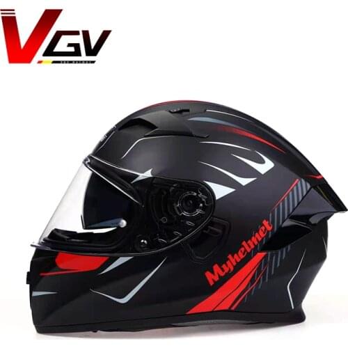Casco DOT approved safety modular flip motorcycle helmet sailing racing car dual lens helmet interior visor helmet