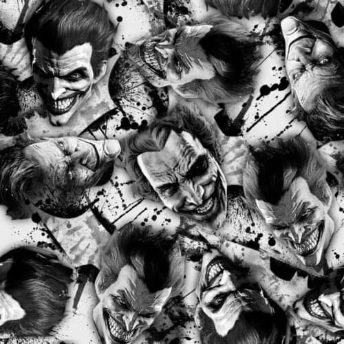 TSAUTOP Size 1m x 10m hydrographic film water transfer film skull WDF1807