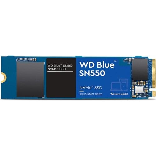 WD Blue SN550 High-Performance M.2 PCIe NVME SSD 250GB- 500GB- 1TB- 2TB Express 3.0 SSD Personal, Gaming, Business performance