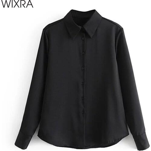 Wixra Womens Black Shirts