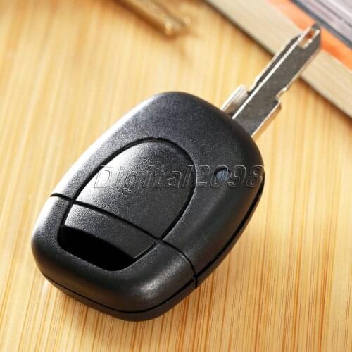 Yetaha 1Pc Replacement Remote Key Fob Shell Case 1 Button Fit for Twingo Clio Kangoo Master Car Auto Parts Key Case Fob