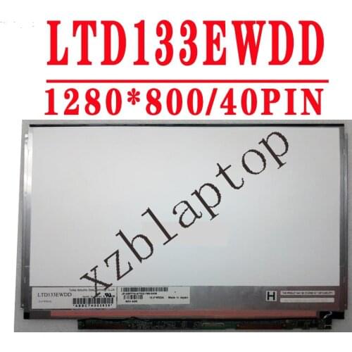 LTD133EWDD 13.3''WXGA Laptop LCD Screen Slim Display LVDS 1280*800 For Toshiba Matsushita For DELL XPS M1300