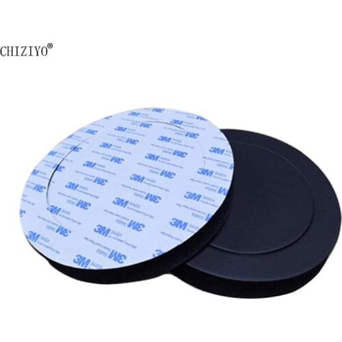 2 PCS 6" 6.5" Inch Car Speaker Insulation Ring Soundproof Cotton Pad Bass Door Trim Sound Audio Speakers Self Adhesive