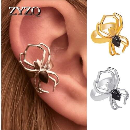 ZYZQ 2020 Nightmare Before Christmas Opening Brincos Neo-gothic Insect Spider Earrings For Halloween Party Gifts Women‘s Earring