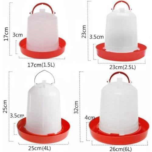 1.5L Chook Chicken Poultry Aviary Automatic Feeder&6/3/1.5L Waterer Drinker