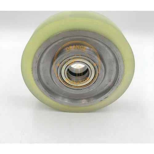 5PCS/Lot Elevator Counterweight guide shoe wheel 100*30*6005 Roller OD100mm W30mm Bearing 6005