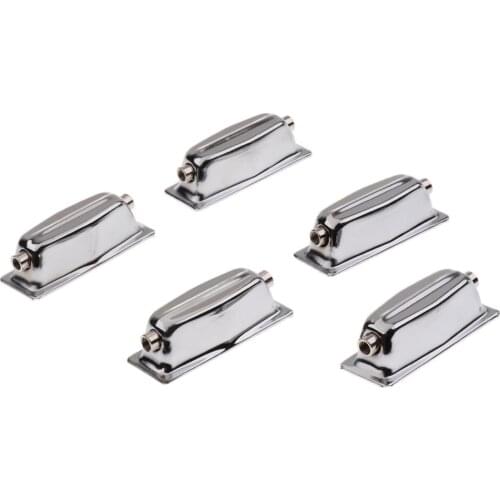 5pcs Silver Bass Drum Claw Hook Lug Bass Drum Hooks Percussion Replacement Parts Accessories