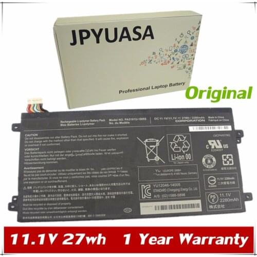 7XINbox 11.1V 27wh 2280mAh Original Laotop Battery PA5191U For Toshiba PA5191U-1BRS Series Tablet