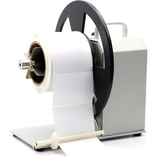 Automatic bar code label rewinding machine QQTCW-Q5 label rewinding device stickers paper turning machine