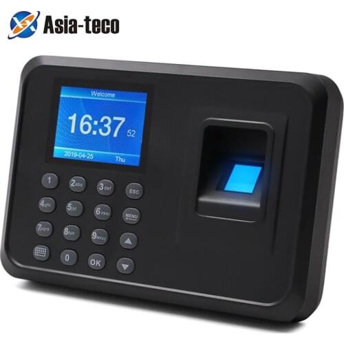 Biometric Fingerprint Time Attendance System Clock Recorder Office Time Clock Employee Recorder Device