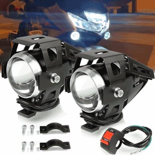 CBR Motorcycle Headlight U5 Head Light Lamp LED Universal FOR HONDA CBR1000F CBR1000RR CBR1100XX CBR125R CBR150R CBR250 NSR250